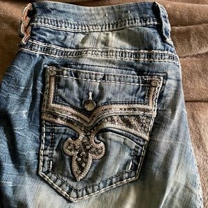 Like New Rock Revival Boot Cut Jeans Size 34